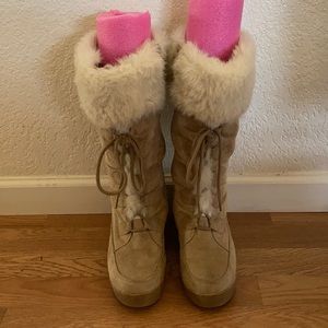 Snowboots with wedge